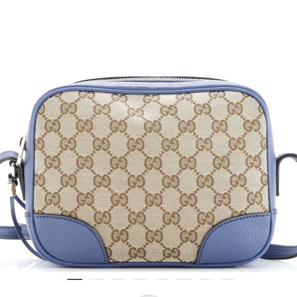 Gucci Blue and Brown Women's Bag